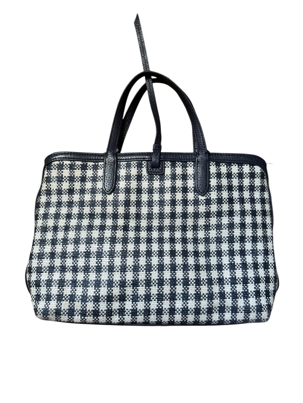 Draper James Navy Gingham Check Purse